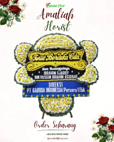 Papan Bunga Duka di Candibinangun