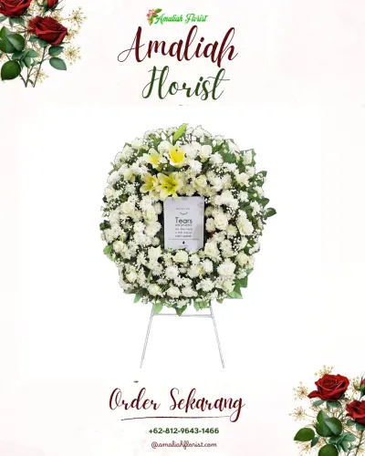 Krans Bunga Duka Cita di Candibinangun