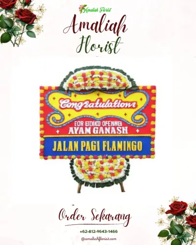 Bunga Papan Congratulation di Candibinangun